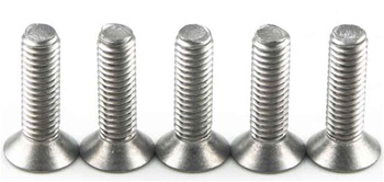 KYO1-S34015T Kyosho Titanium Flat Head Screw M4x15mm - Package of 5