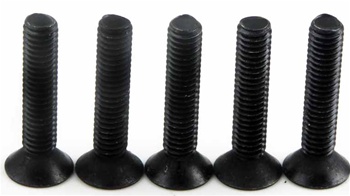 KYO1-S34020H Kyosho Flat Head Hex Screw M4x20mm - Package of 5