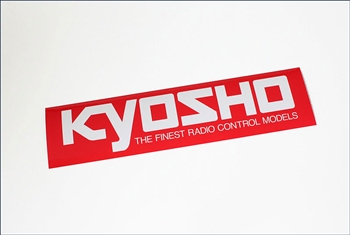KYO87002 Kyosho Logo Sticker Small Size 106mm x 35mm