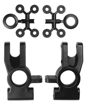 KYOIF114B Kyosho Hub Carrier Rear, spacers and body clip washers