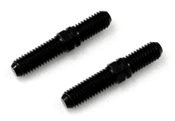 KYOIF286 Kyosho Inferno MP9 Front Black Hard Upper adjust Rods - Package of 2