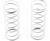 KYOIF350-1016 Kyosho Big Bore Shock Springs White Buggy Front Super Soft