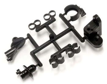 KYOIF619 Kyosho Inferno MP10 Body Mount and Fuel Line Clip Set