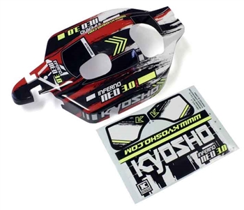 KYOIFB114T2 Kyosho Inferno NEO 3.0 Painted Body Set Type 2 - Red