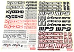 KYOIFD401 Kyosho Inferno MP9 Decal Sheet