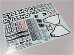 KYOIFD502 Kyosho MP9 TKI4 Decal Sheet