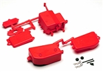 KYOIFF001KR Kyosho Inferno MP9 Red Battery & Receiver Box Set