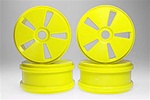 Kyosho Dish Wheels - Yellow