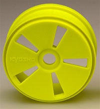 Kyosho Dish Wheels - Yellow - Hard