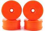 KYOIFH004KO Kyosho Inferno MP9 Dish Wheels Larger Diameter Orange - Package of 4