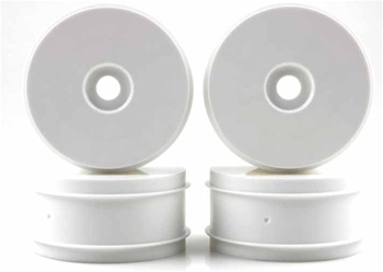 KYOIFH004W Kyosho Inferno MP9 Dish Wheels Larger Diameter White - Package of 4