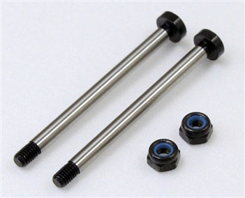 KYOIFW458 Kyosho Inferno MP9 Hard Front Outer Suspension Shafts with Nuts - Package of 2