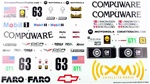 KYOIGB152-1 Kyosho Inferno GT2 Chevrolet Corvette C6-R Sponsor Decal Sheet