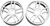 Kyosho Inferno GT White 10 Spoke Wheels Package of 2