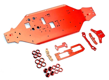 KYOIGW050R Kyosho Inferno GT2 Red Anodized Aluminum Parts Conversion Set