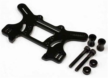 KYOIGW055 Kyosho Inferno GT2  SP Rear Shock Stay 7075 Aluminum Black