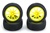 KYOIHTH02Y Kyosho Mini Inferno Half 8 Micro Block Tire and Wheel Set in Yellow