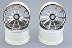 Chrome Kyosho 10 Spoke Wheels
