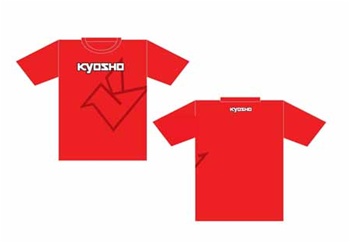 KYOKA10001SL Kyosho Big K Red Short Sleeve T-Shirt - Large