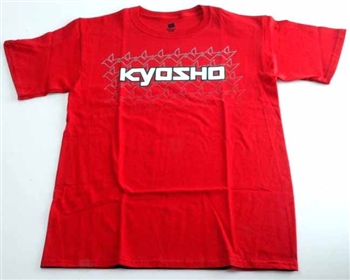 KYOKA10002S2X Kyosho K Fade Short Sleeve T-Shirt Red Size 2XL
