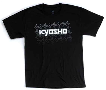 KYOKA10002S3XB Kyosho K Fade Short Sleeve T-Shirt Black Size 3XL