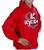 KYOKA20000HL Kyosho K-Oval Red-Hoodie Sweatshirt - Large