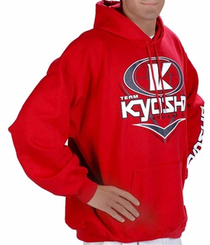 KYOKA20000HM Kyosho K-Oval Red-Hoodie Sweatshirt - Medium