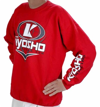 KYOKA20000S Kyosho K-Oval Red-Sweatshirt - Small