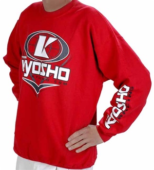 KYOKA20000XL Kyosho K-Oval Red-Sweatshirt - X Large