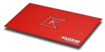 KYOKA30005R Kyosho Big K 2.0 Red Pit Mat - 2' x 4'
