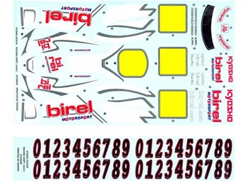 KYOKTD001 Kyosho Birel Racing Kart Birel R31-SE Decal Set