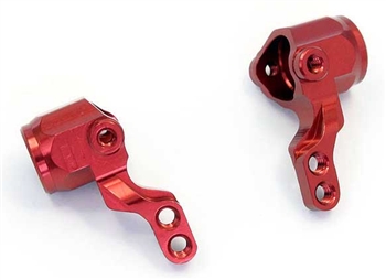 KYOMBW017R Kyosho Mini-Z Buggy Red Anodized Aluminum Knuckle Set