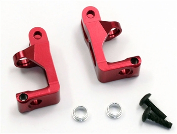 KYOMBW018R Kyosho Mini-Z Buggy Red Anodized Aluminum Front Hub Carrier