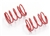 KYOPZW004S Kyosho Plazma Soft Red Side Spring 0.55mm - Package of 2