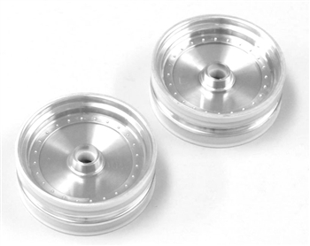 KYOSCH001SC Kyosho Scorpion 2014 Front Wheel Satin Chrome - Package of 2