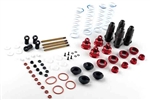 KYOSXW010 Kyosho Scorpion XXL 7075 Hard Coated Aluminum Shock Set Red - Package of 4