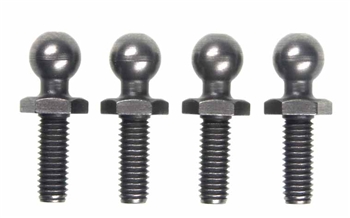 KYOUM128 Kyosho Ultima & Lazer 4.8mm Long Ball Stud - Package of 4