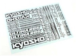 KYOUMD02 Kyosho Ultima RB6 Decal Sheet