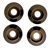 KYOW0148GM Kyosho M3 M3.0 Head Washer Gunmetal - Package of 4