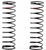 KYOXGS014 Kyosho Rear Big Bore Shock Spring Red Medium Hard- Package of 2