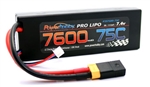 PHB2S760075CXT60APT 7600mAh 7.4V 2S 75C LiPo Battery with Hardwired XT90