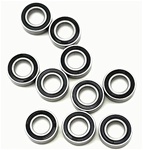 ProTek RC 8x16x5mm Rubber Sealed 1/8 Wheel Bearing Package of 10
