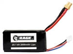 RGR4212 2S 7.4V 2000mAh Lipo Battery; Imager 390