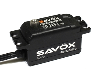 SAVSB2263MG-BE Black Edition Low Profile Brushless Digital Servo