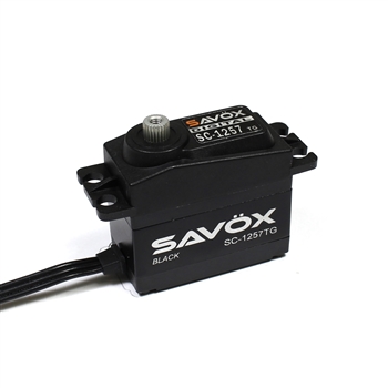 SAVSC1257TG-BE BLACK EDITION STANDARD SIZE CORELESS DIGITAL SERVO .07/139