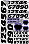 xxx main Moto Numbers - Black