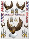 xxx main Eagles Sticker Sheet