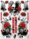 xxx main Skulls & Roses Sticker Sheet