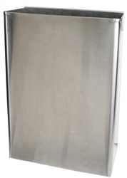 Stainless Steel Waste Can - 8 Gallon
