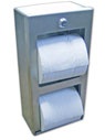 Locking Double Roll Toilet Tissue Dispenser